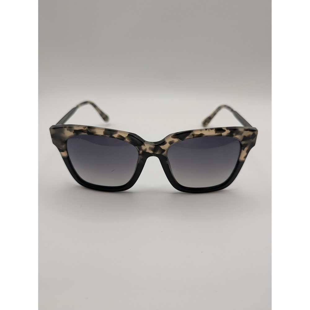 DIFF Eyewear Bella Polarized Sunglasses Gray Tortoise Black Gradient GF-GG10P - Picture 3 of 16